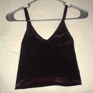Red Velvet Brandy Melville Crop Top